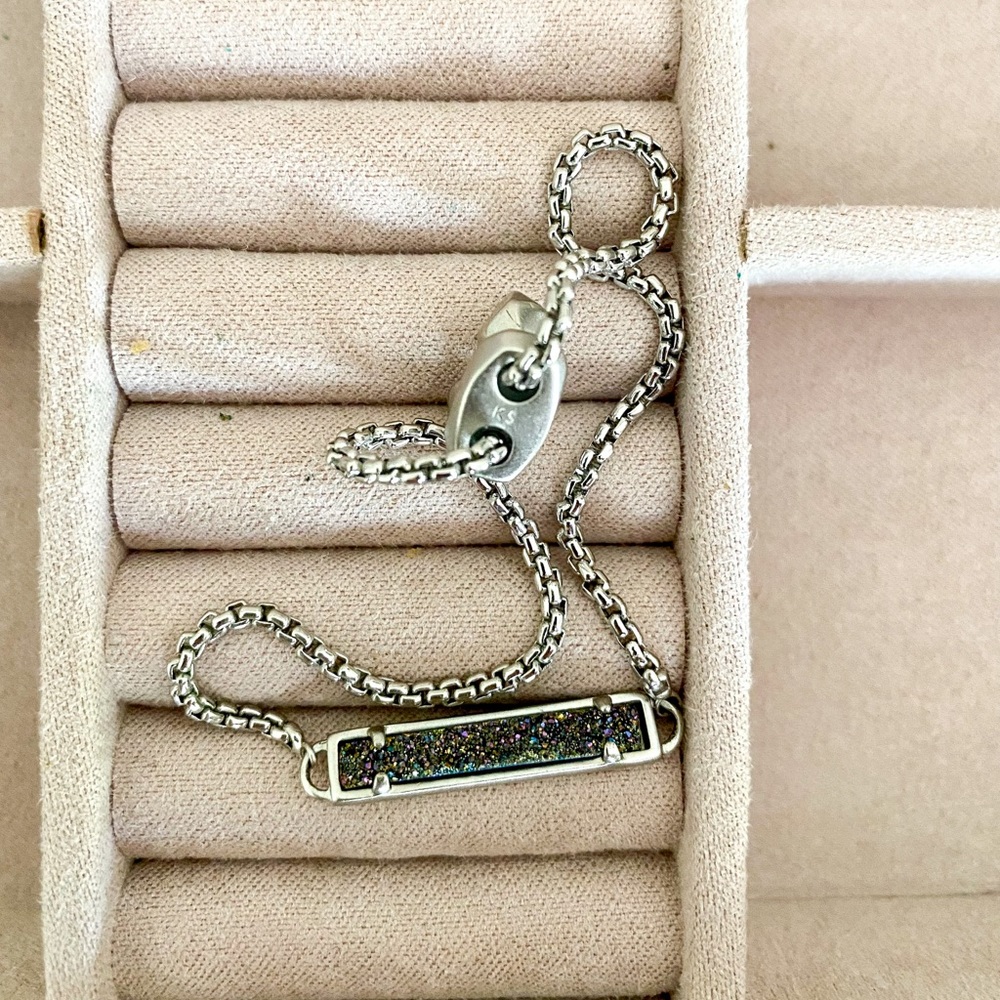 Kendra Scott Stan Bracelet in Gunmetal